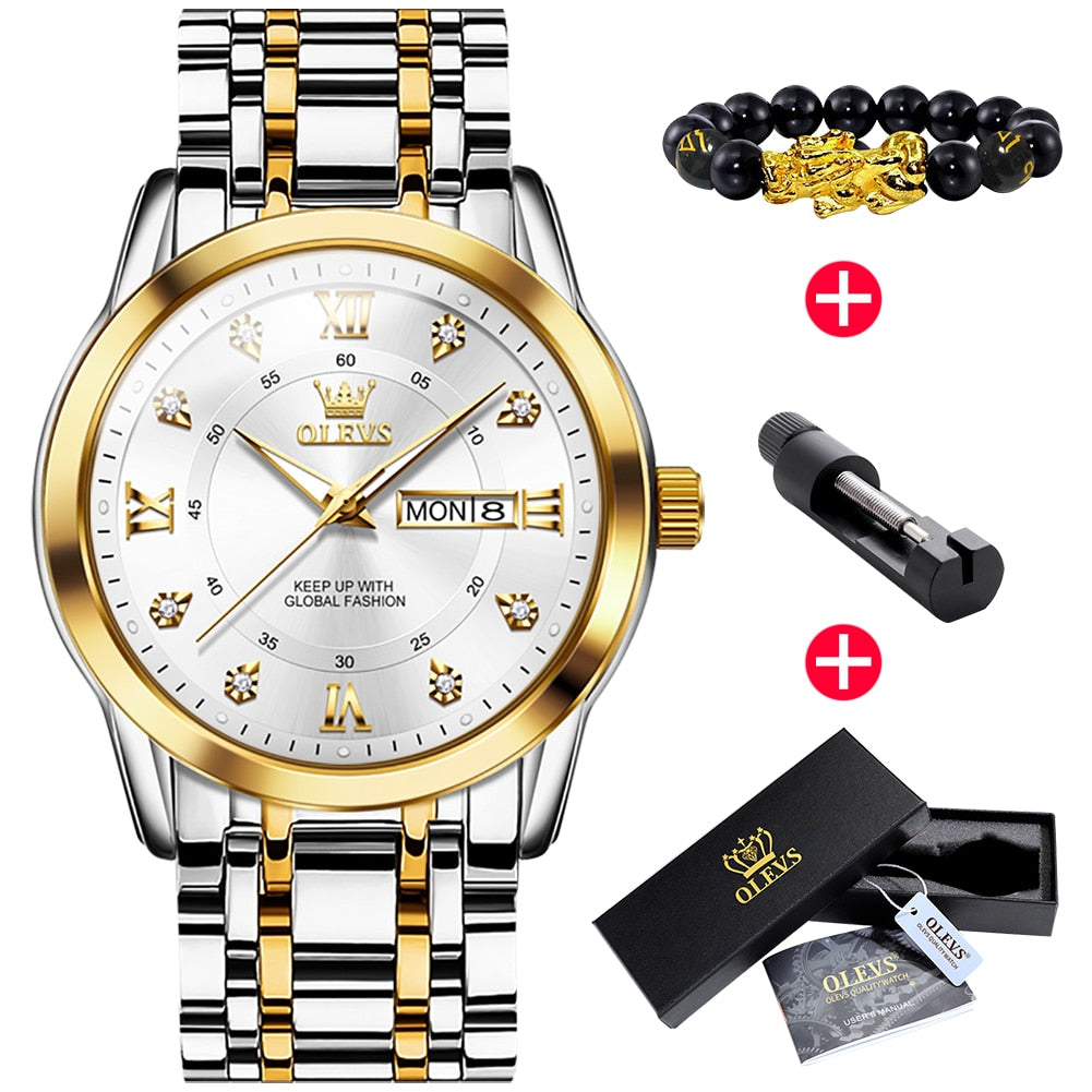 OLEVS Luminous Gold Watch