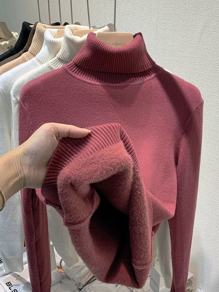 Cozy Cowl Turtleneck Sweater