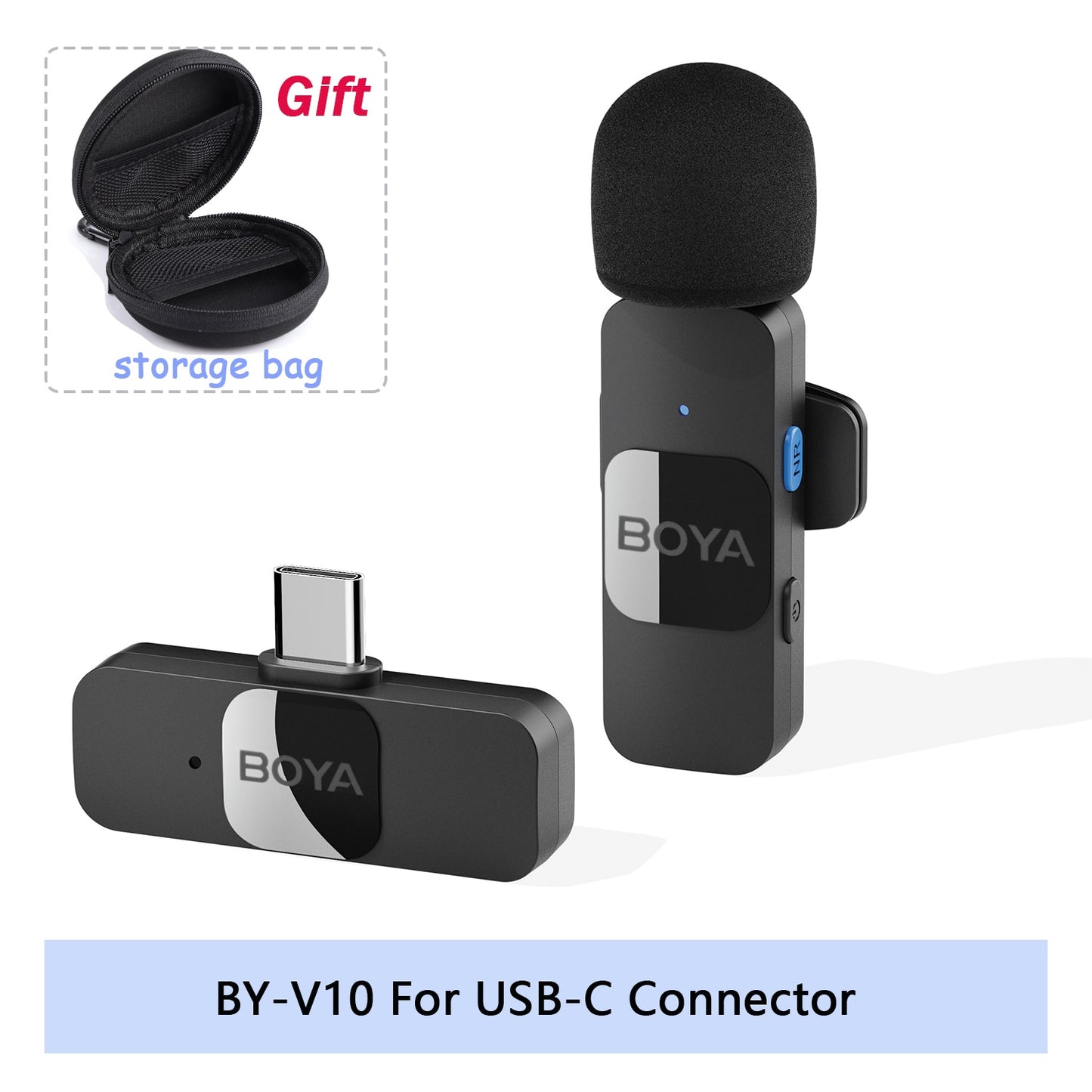 BOYA BY-V Wireless Mini Microphone for iPhone