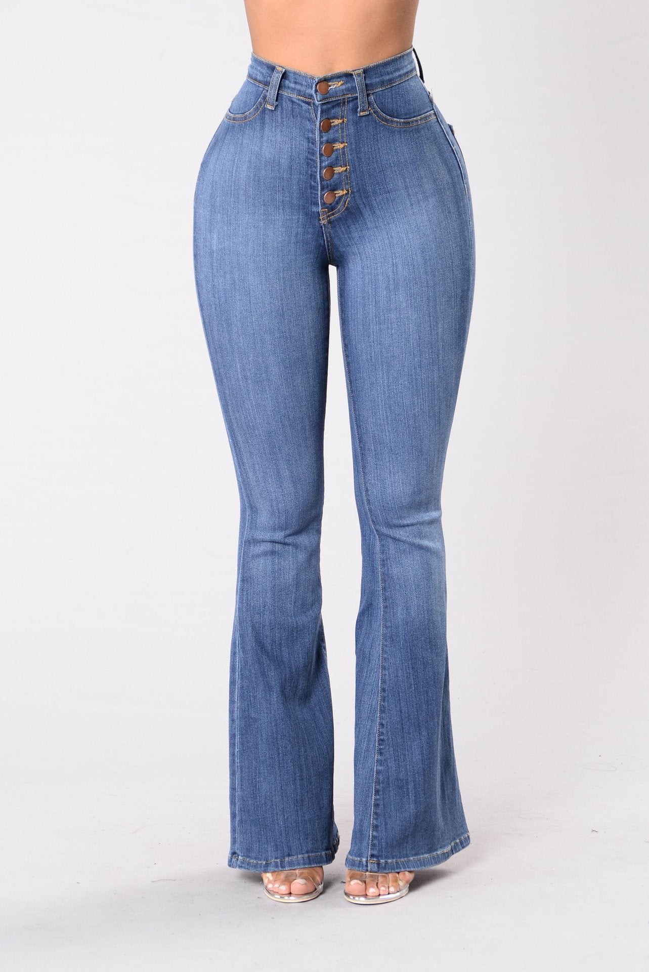 High Waist Flare Jeans
