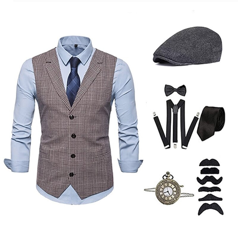 1920s Mafia Masquerade Costume