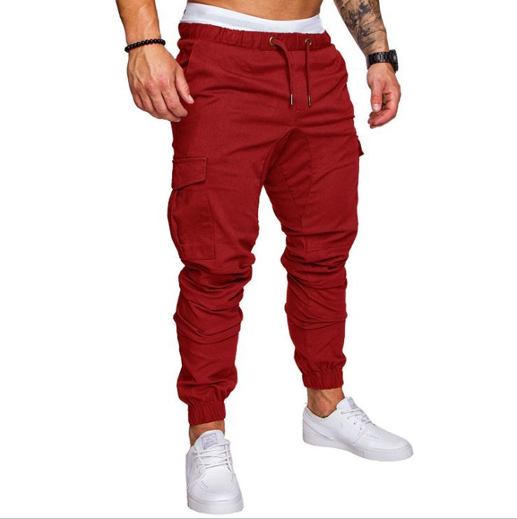 Casual Elastic Cargo Pants