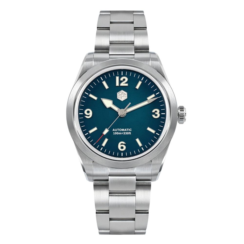 San Martin 38mm Vintage Dial Watch