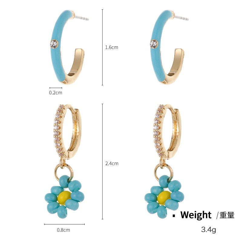 Rhinestone Crystal Earrings