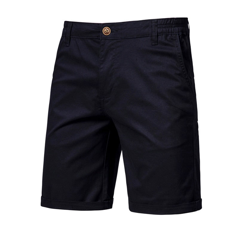 100% Cotton Solid Shorts