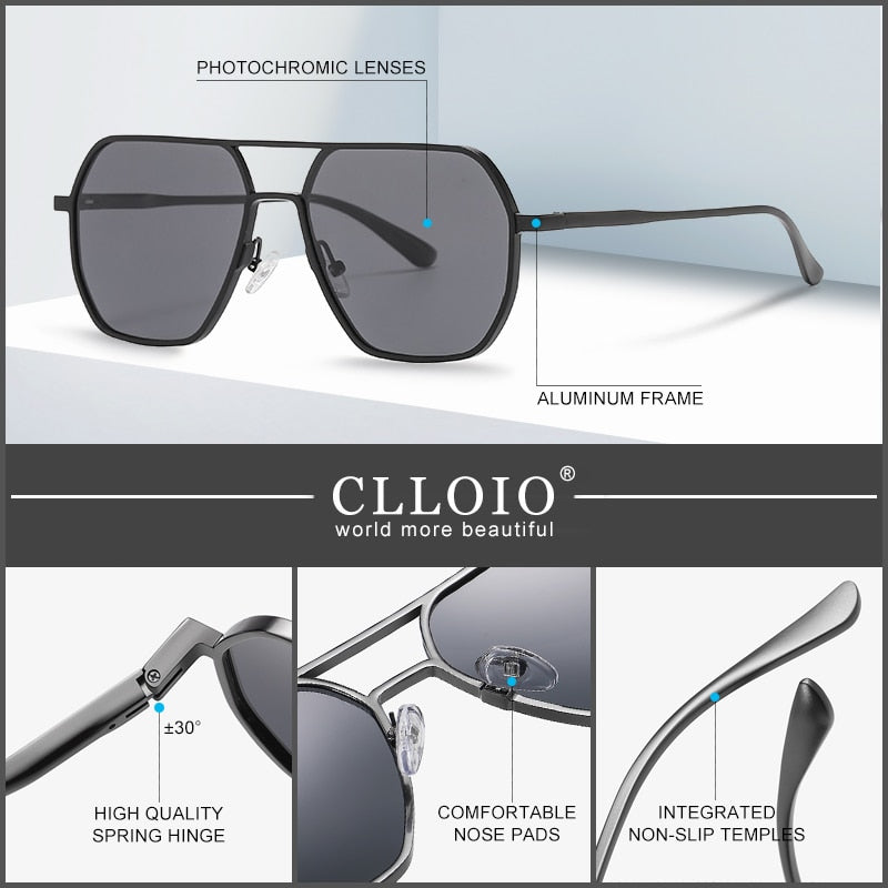 CLLOIO Aluminum Sunglasses