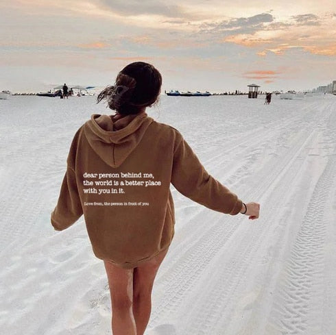 Dear Person Behind Me Hoodie