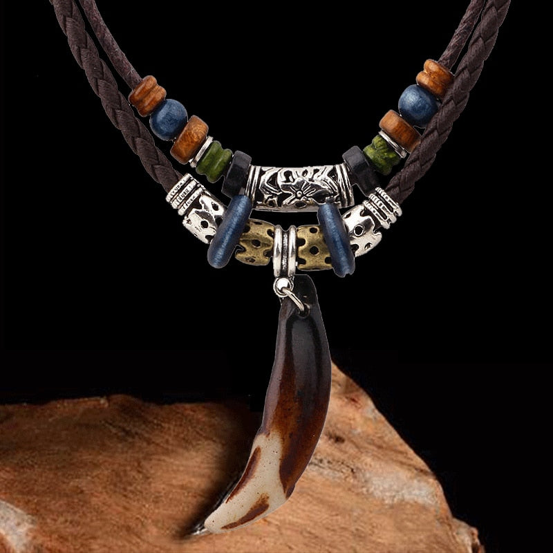 Bohemian Tooth Pendant