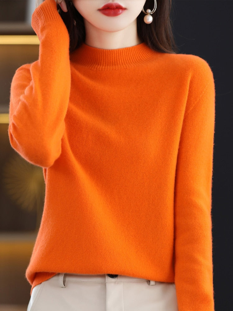 100% Merino Wool Knitted Sweater
