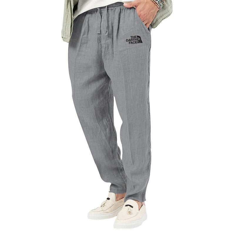 Straight Linen Pants