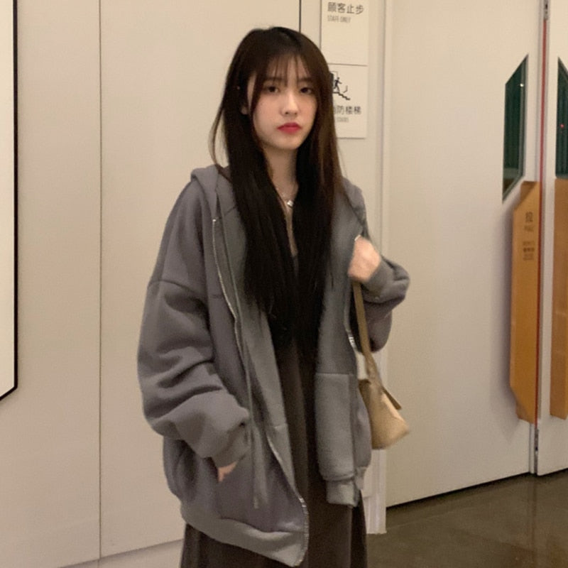Oversized Drawstring Hoodie