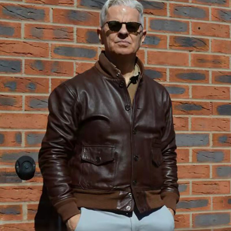 Cowhide Bomber Jacket