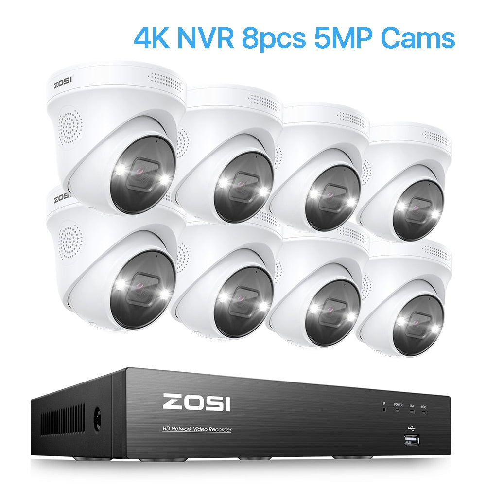 ZOSI 4K PoE Video Surveillance System