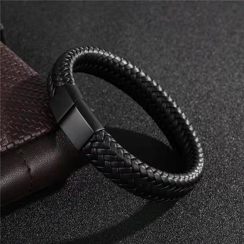 Braided Clip Link Bracelet