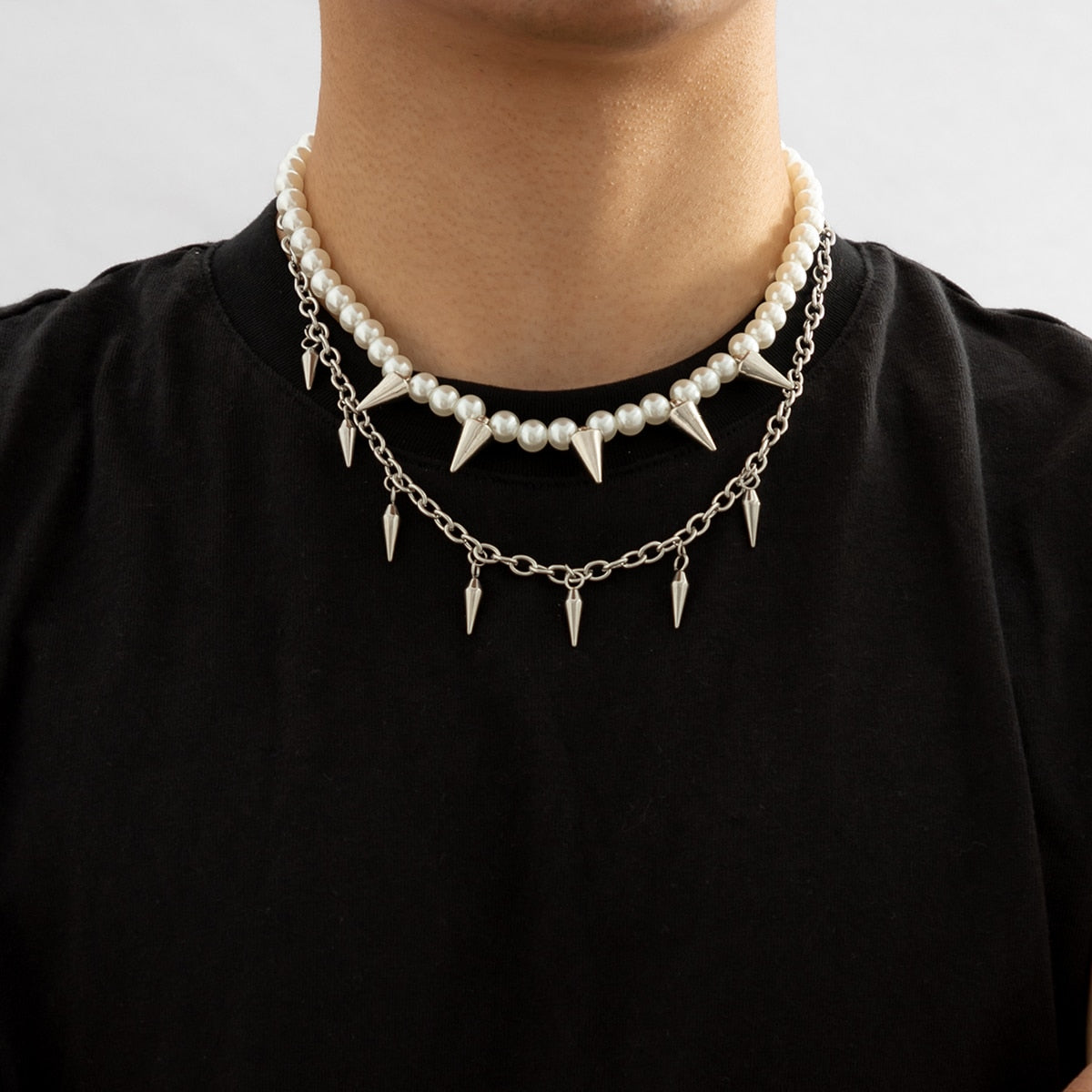 Layered Stainless Steel Choker