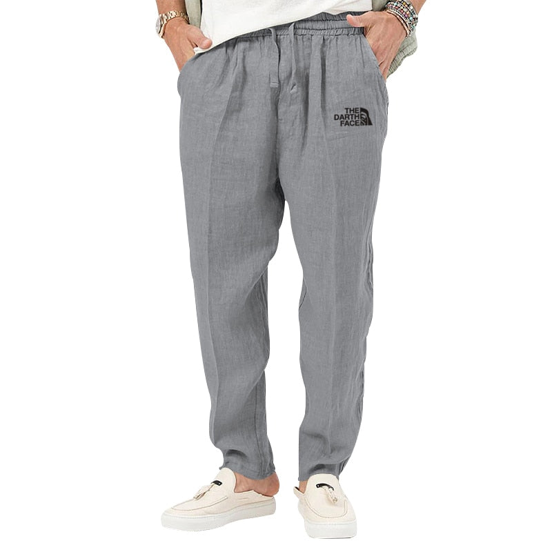 Straight Linen Pants