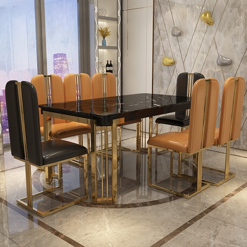 Nordic Luxury Marble Dining Table