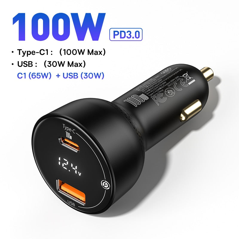 Baseus 140W PD3.1 Car Charger