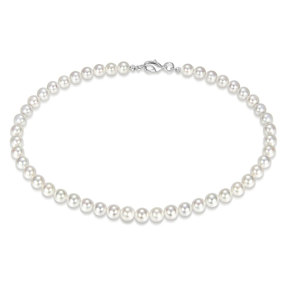 Men's Simple Pearl Necklace