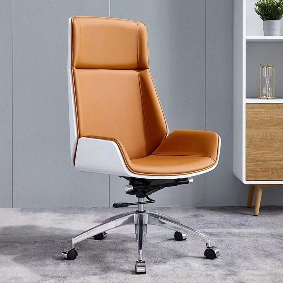 High-Back Plywood Swivel Chair