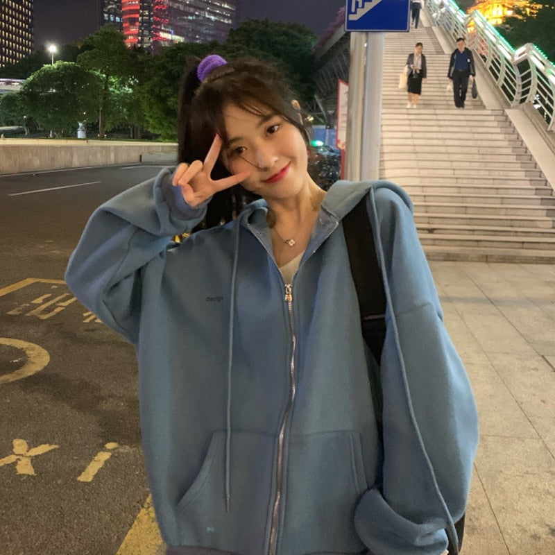 Oversized Drawstring Hoodie