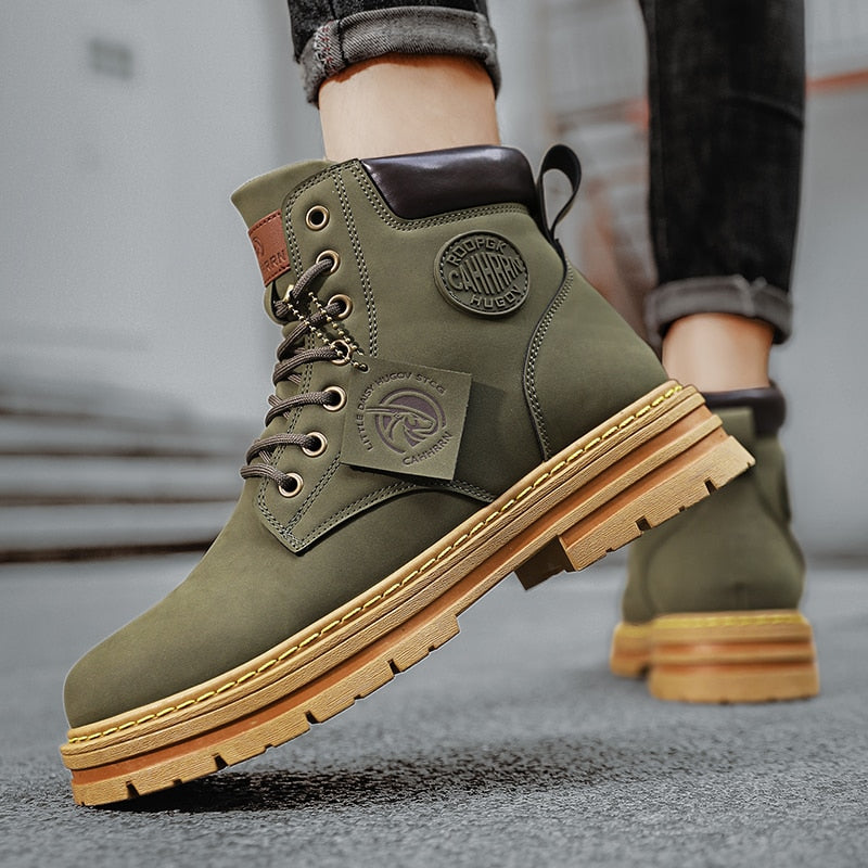 Brogue Wingtip Boots