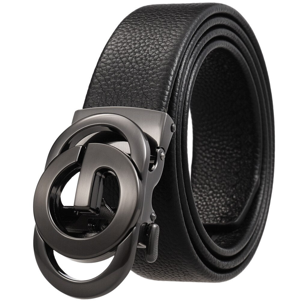 TOPG Leather Business Belt