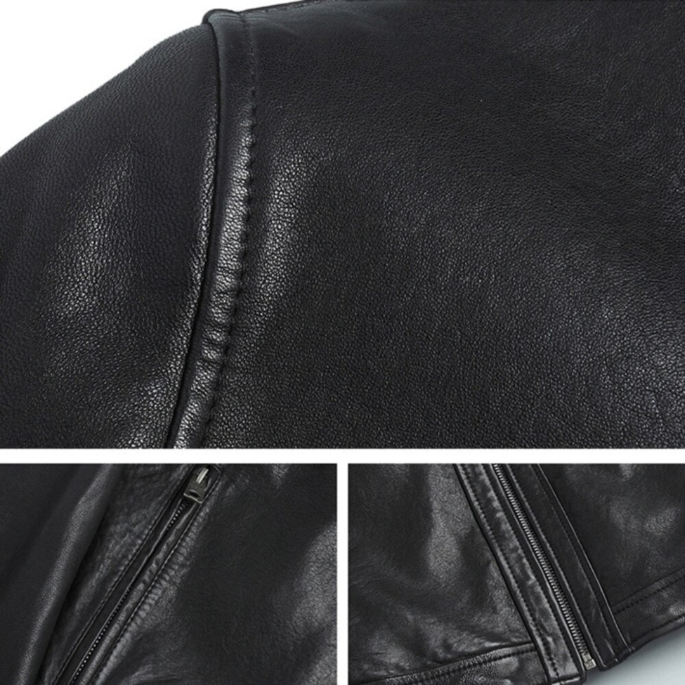 Faux Leather Field Jacket