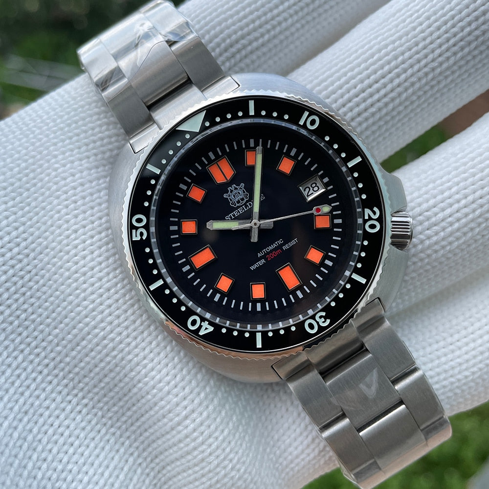 STEELDIVE 44mm Stainless Steel Watch
