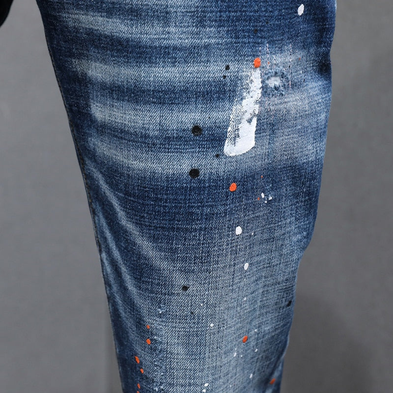Distressed Fashion Jeans