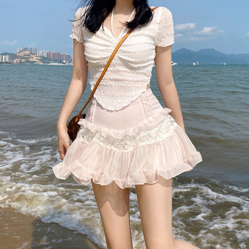 Kawaii Ruffle Skirt