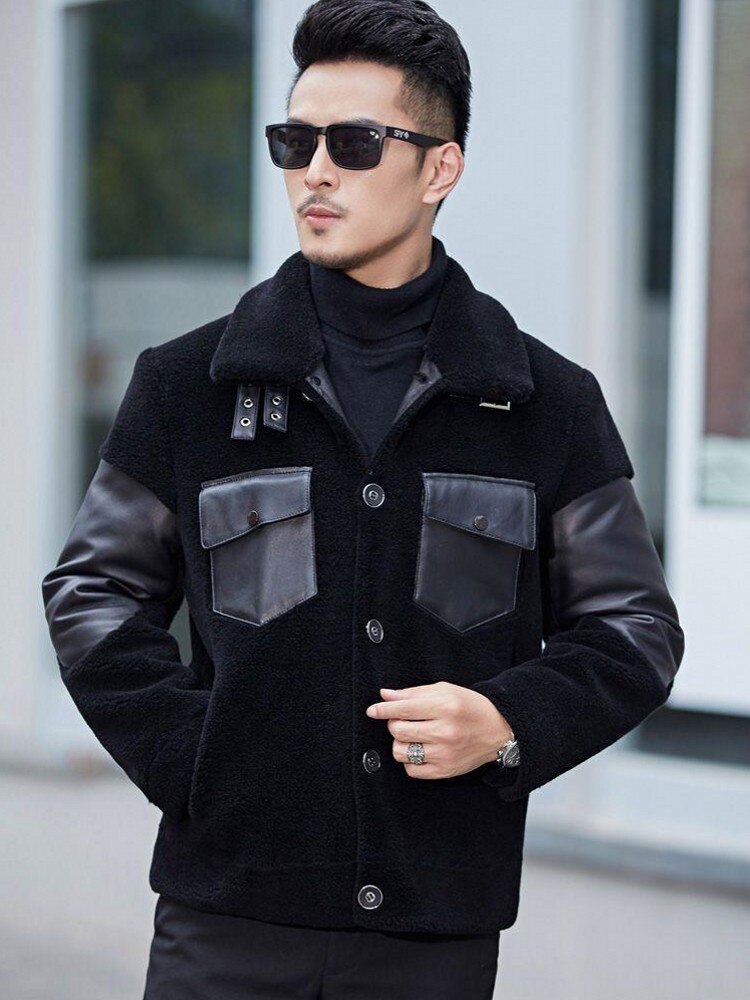 Patchwork Real Fur Jacket