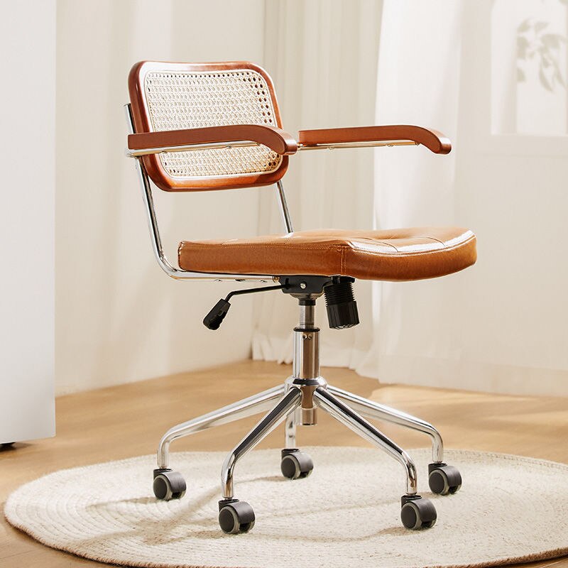 Retro Bamboo Woven Chair