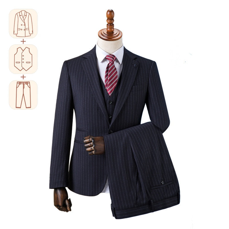 Premium British Stripe Suit
