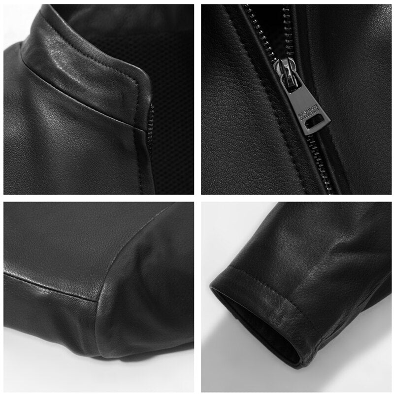 GOURS Winter Leather Jacket