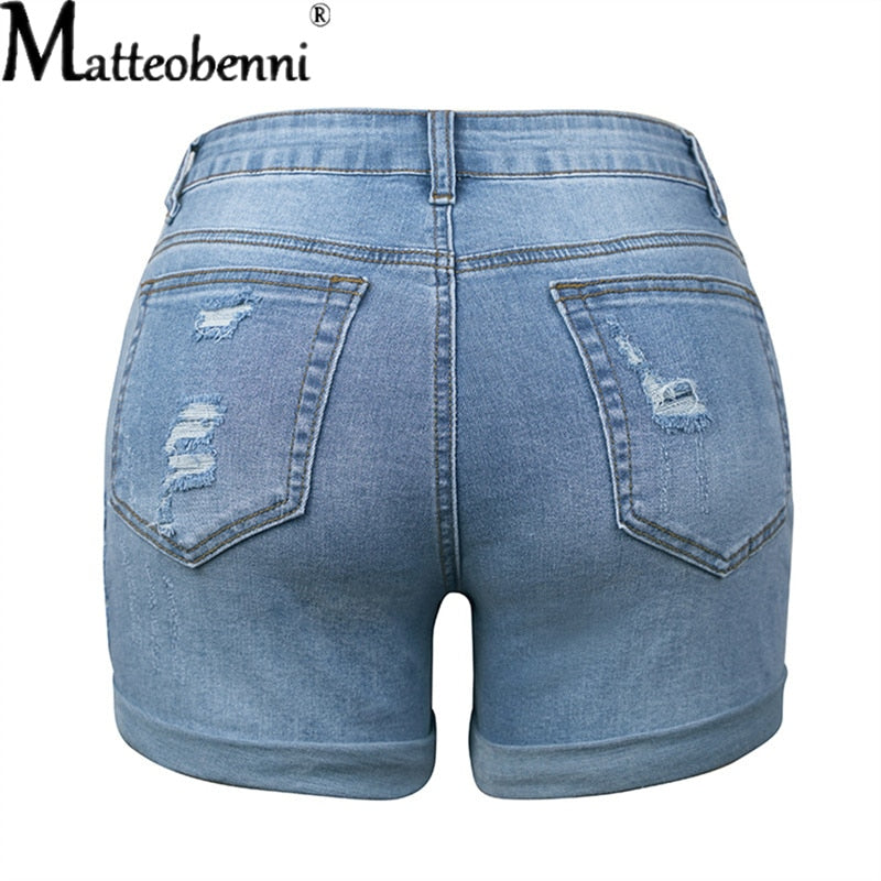 Loose Denim Shorts