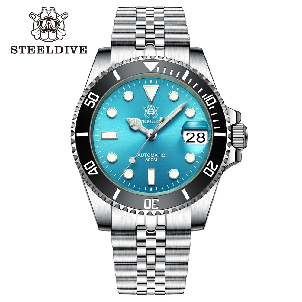 SD1953 Turquoise Dial Stainless Steel Watch