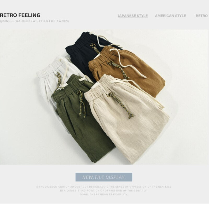 Loose Linen Casual Pants