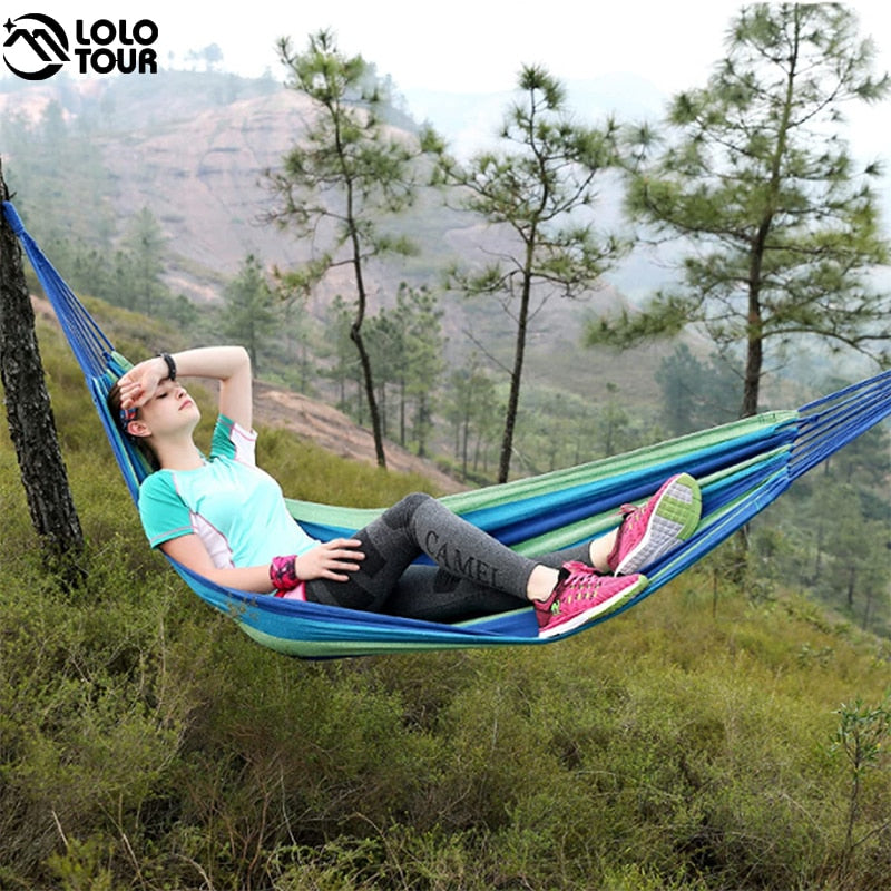 250*150cm 2 Person Canvas Hammock