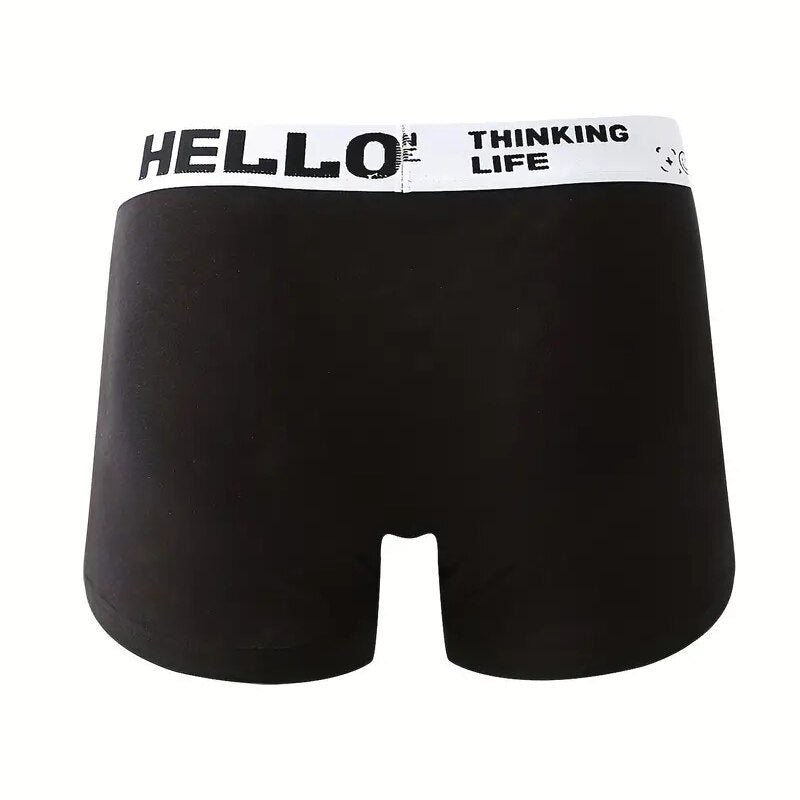 Solid Color Boxer Shorts