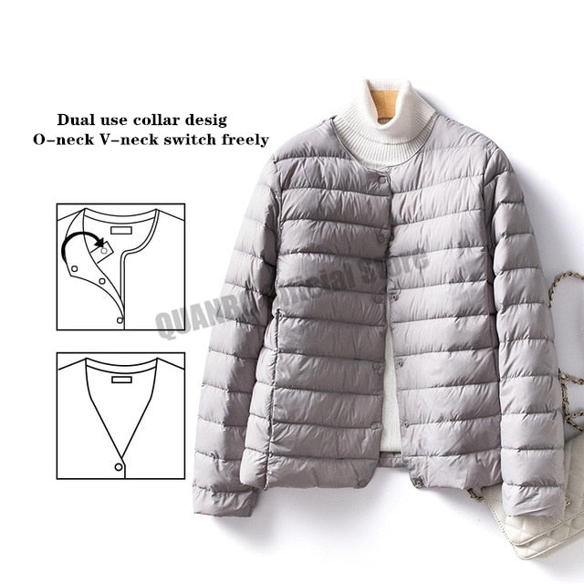 Duck Down O-Neck Jacket