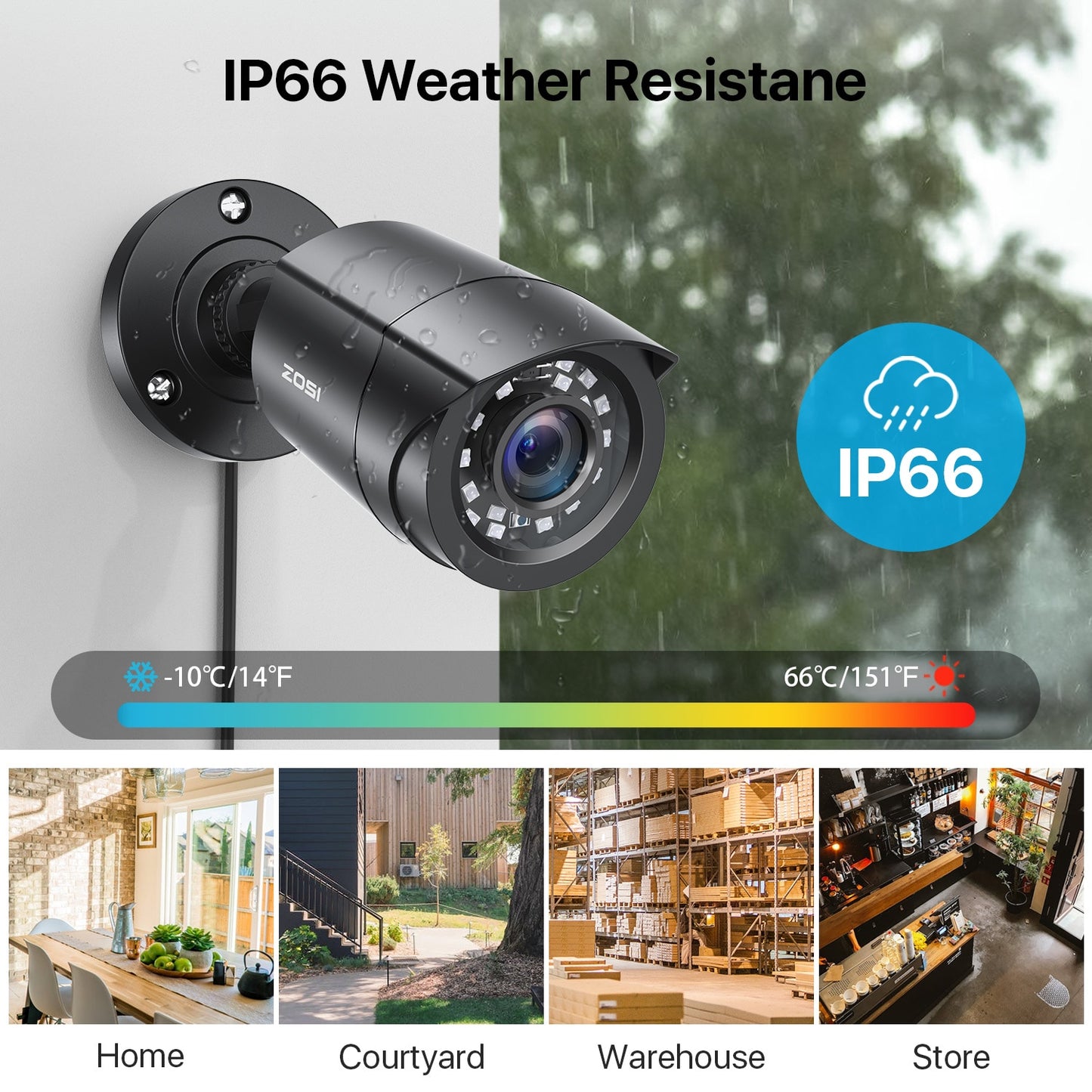 ZOSI 8CH 1080P CCTV Outdoor System