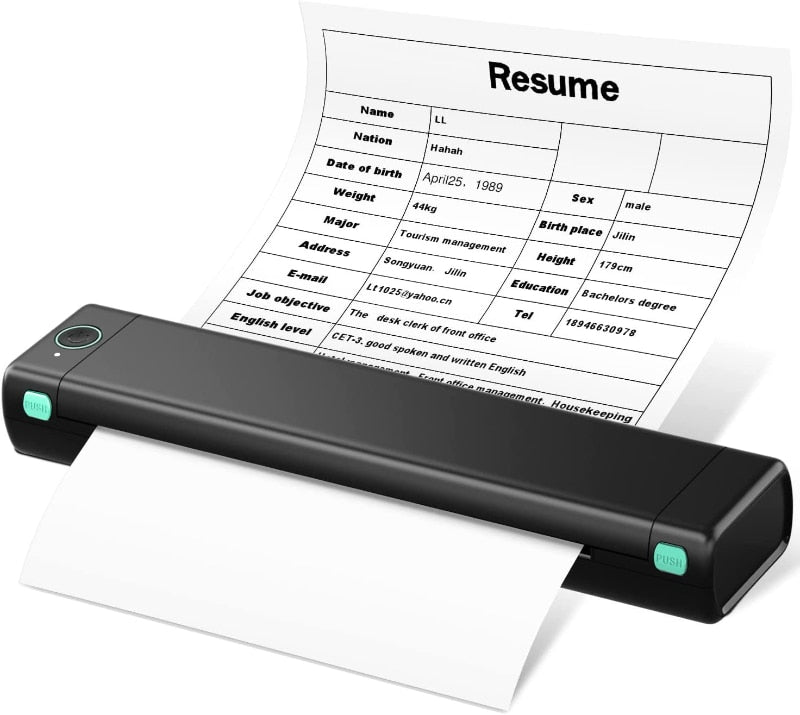 M08F A4 216mm Portable Thermal Printer