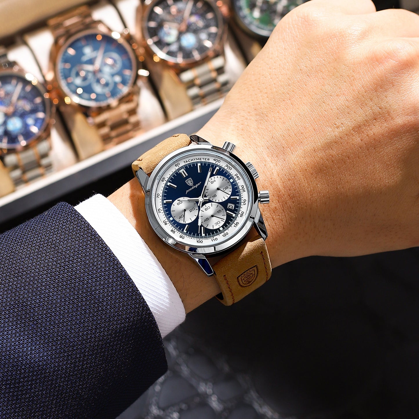 POEDAGAR High Quality Waterproof Watch
