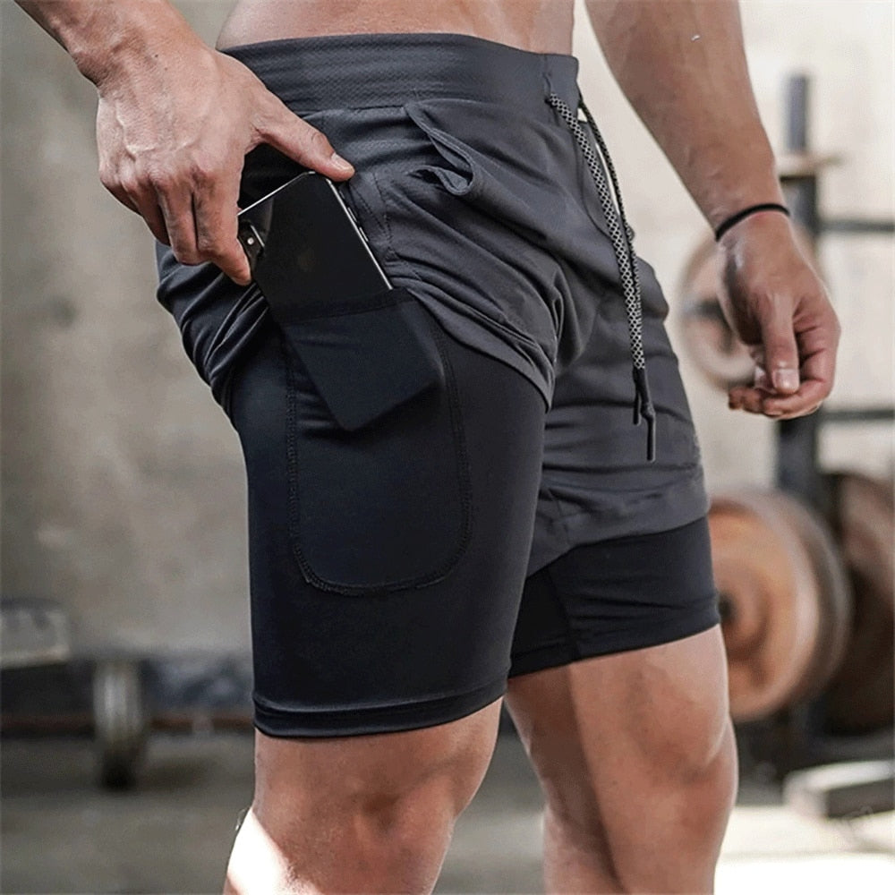 Double Deck Quick Dry Running Shorts