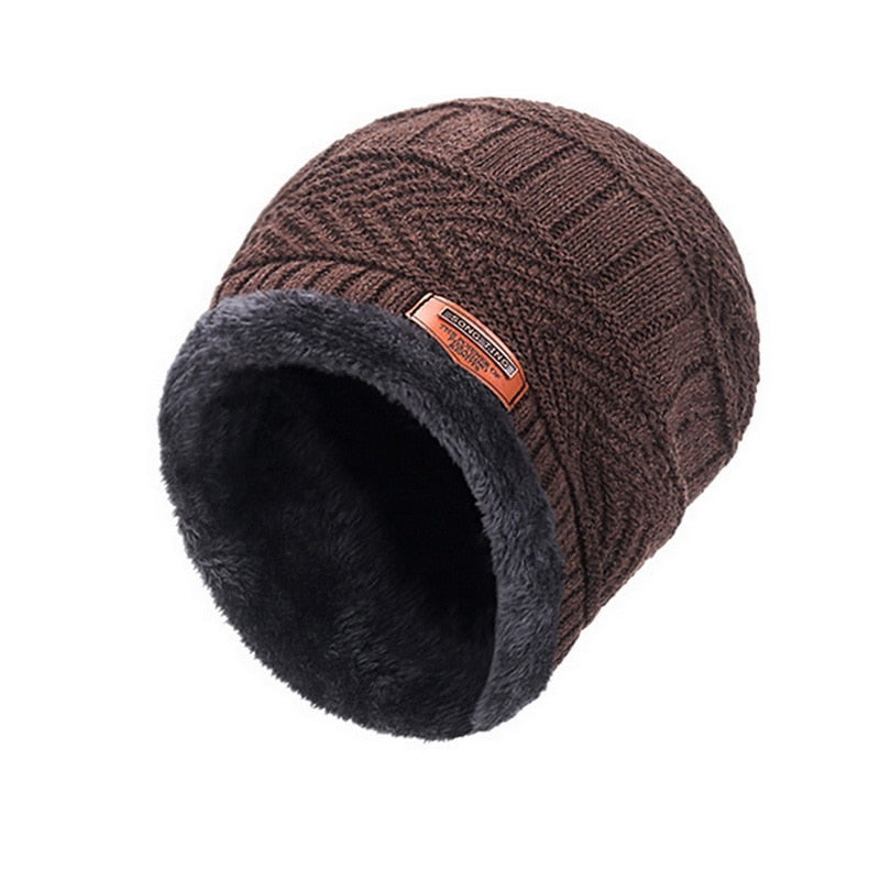 Fleece Knitted Beanie