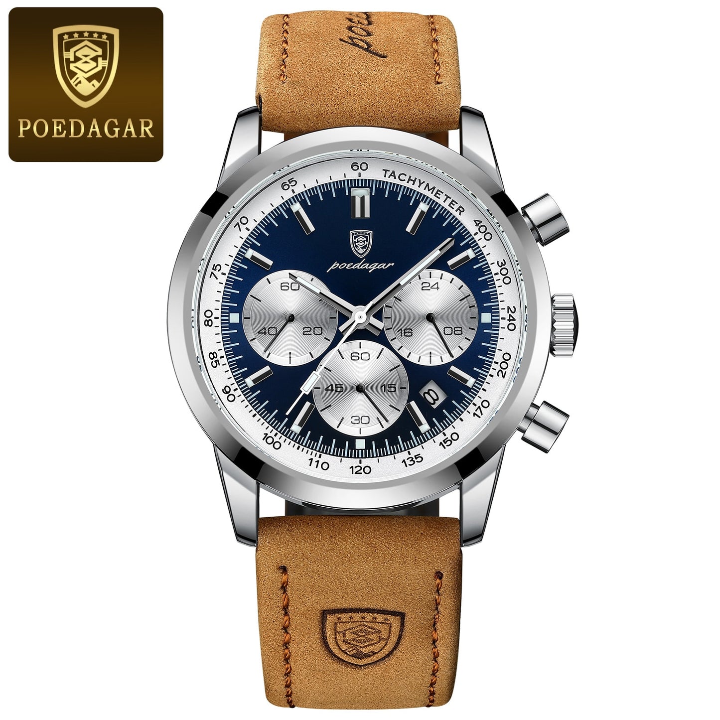 POEDAGAR High Quality Waterproof Watch