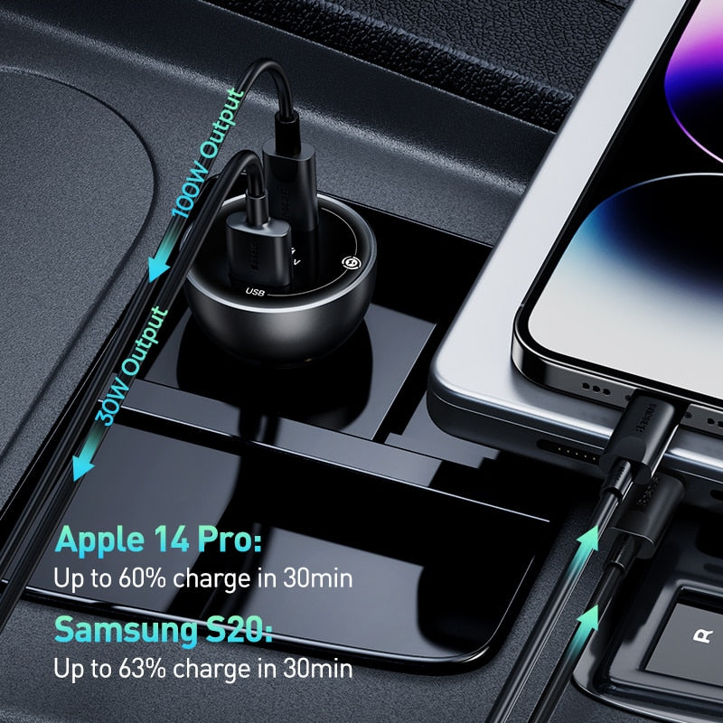 Baseus 140W PD3.1 Car Charger