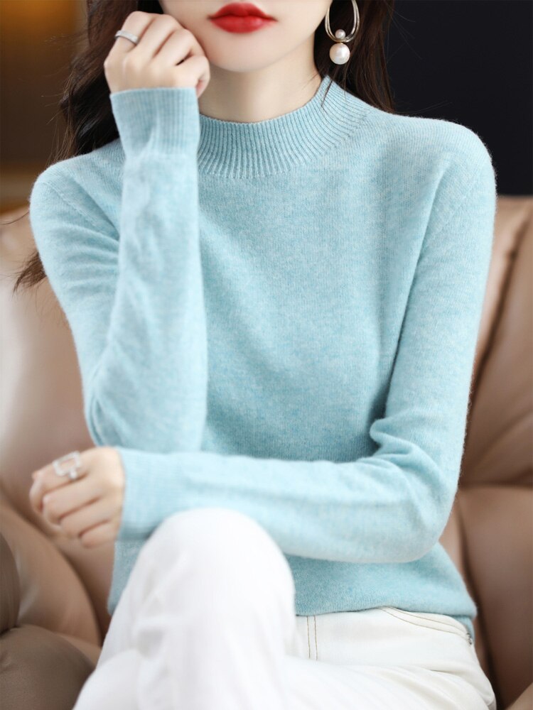 100% Merino Wool Knitted Sweater