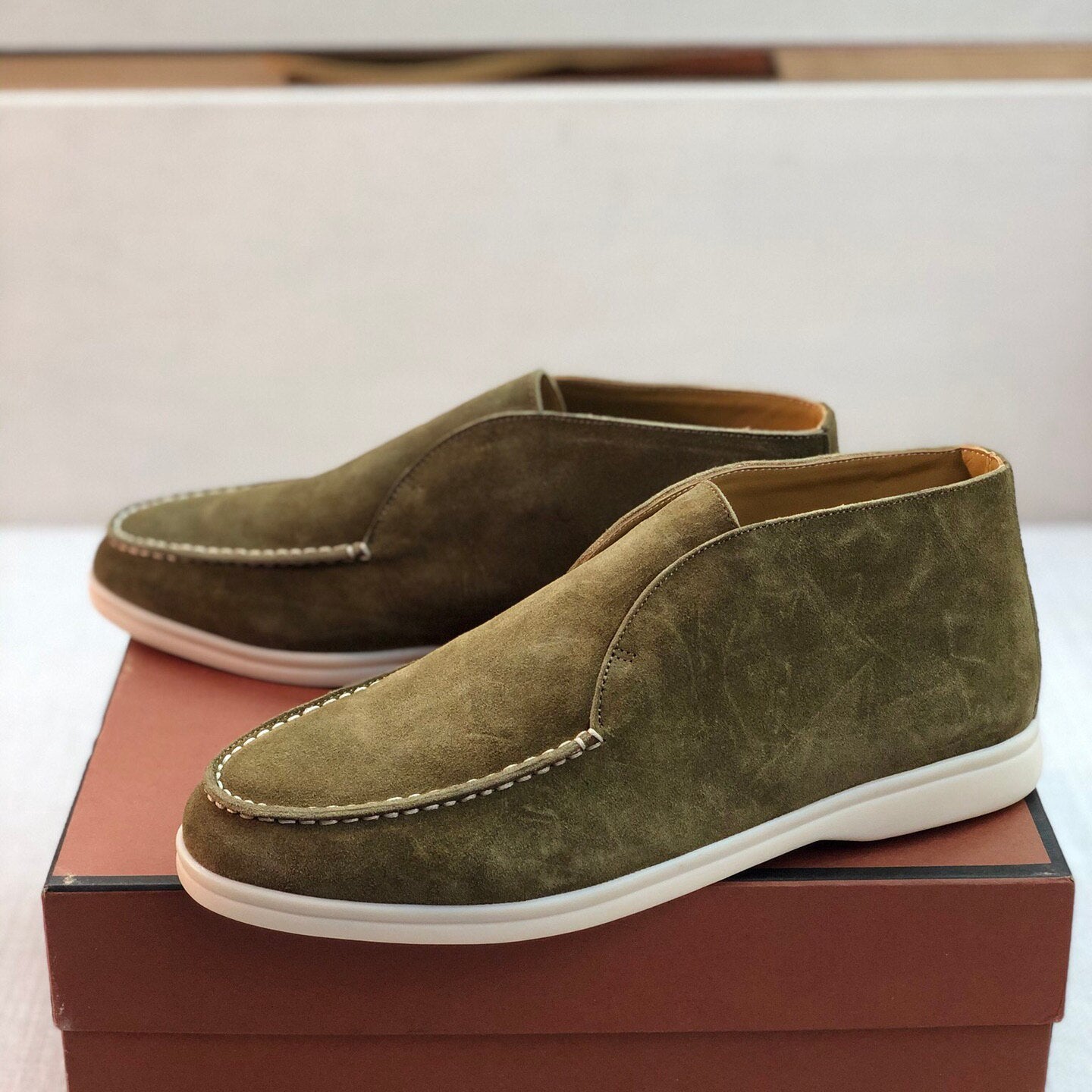 Loro Piana Cow Hide Loafers